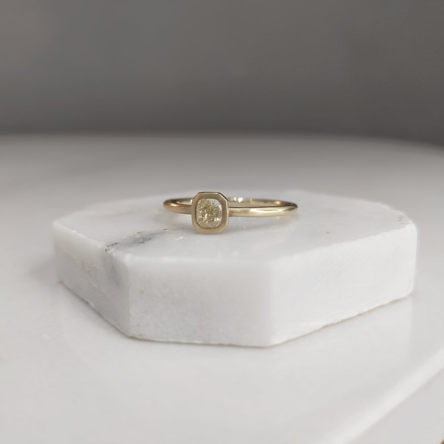 Champagne Gold Diamond Ring