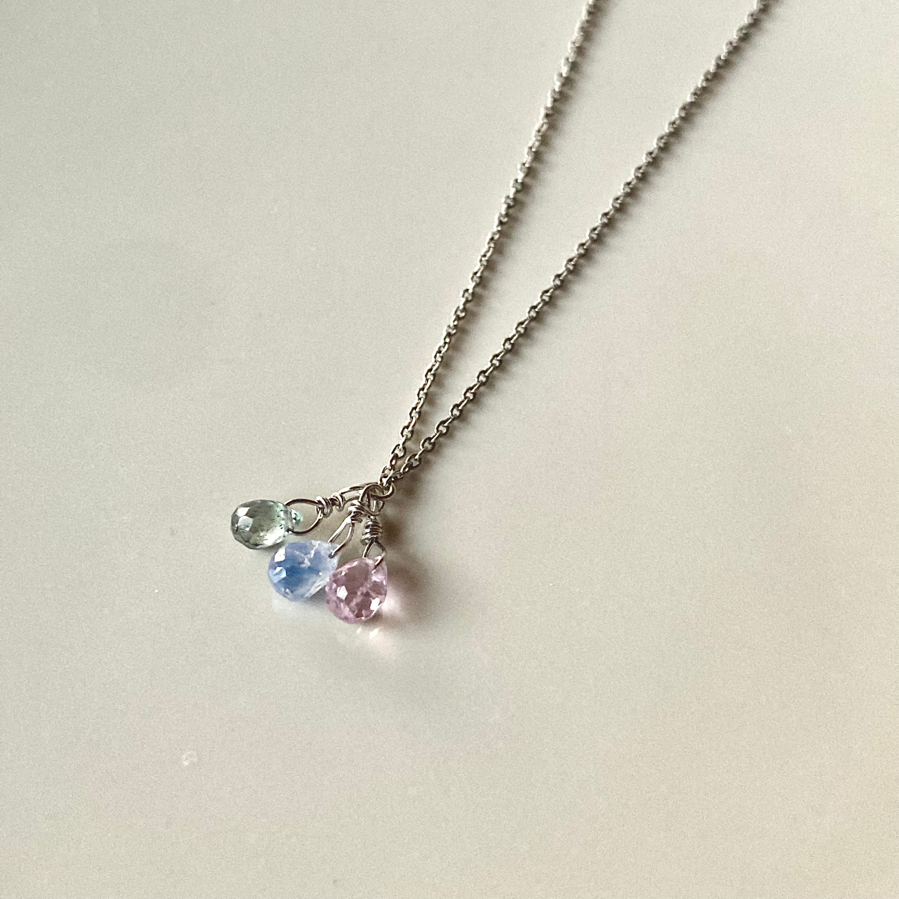 Sapphire Necklace (SILVER) – Watashihouseki