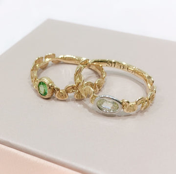 SHAFCA Green Garnet Ring