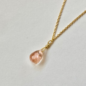 Oregon Sunstone Necklace (GOLD)