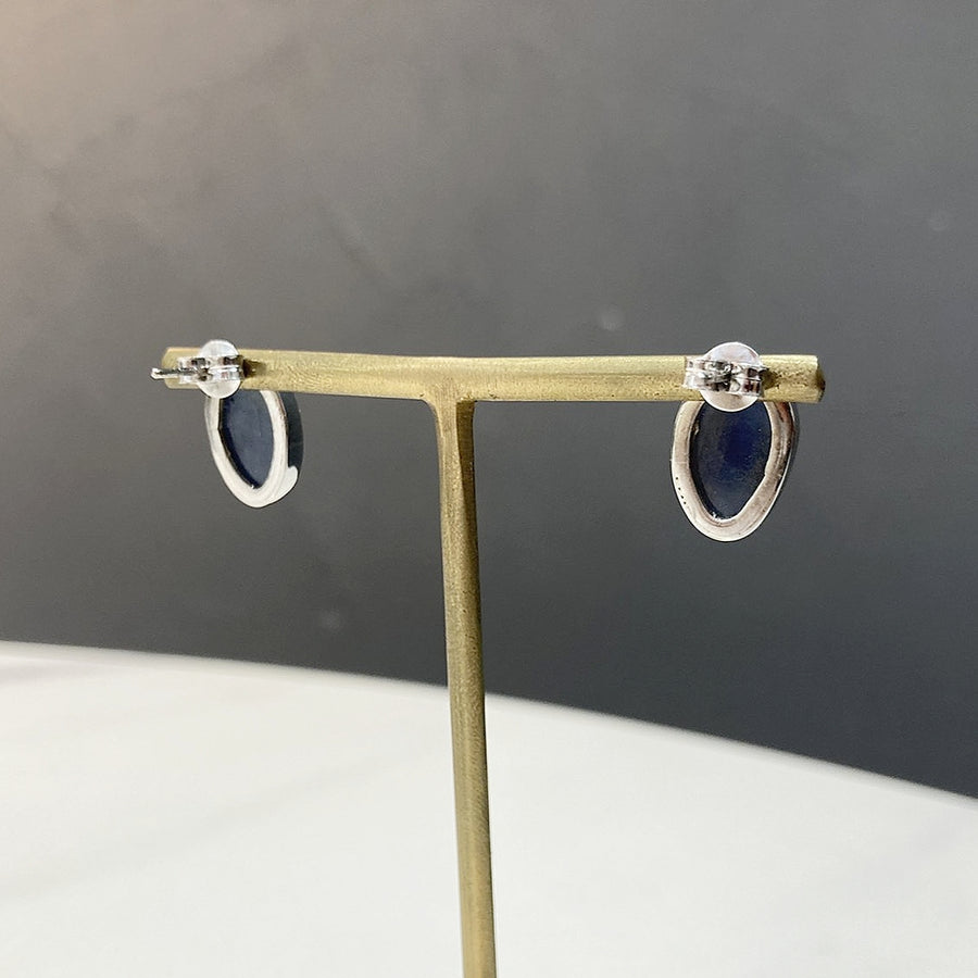 Sapphire Silver Pierces【Watashi India Jewels】