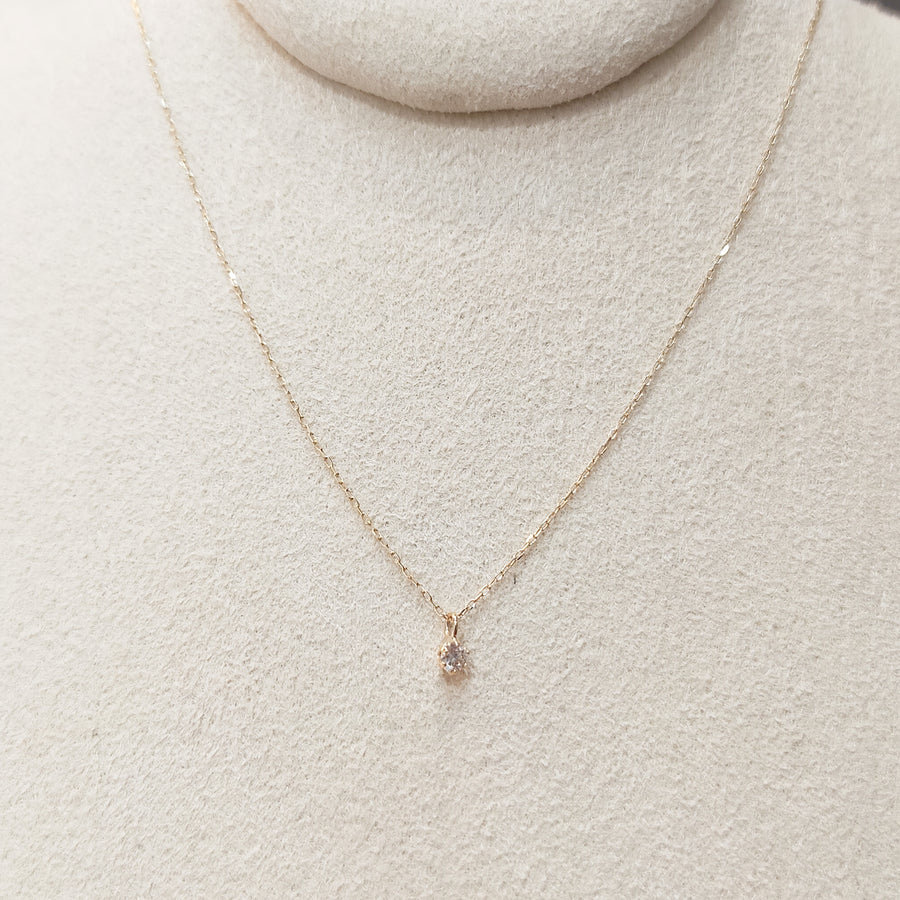 K10YG Petit Diamond Necklace