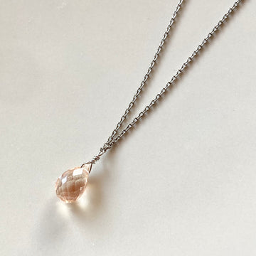 Oregon Sunstone Necklace (SILVER)