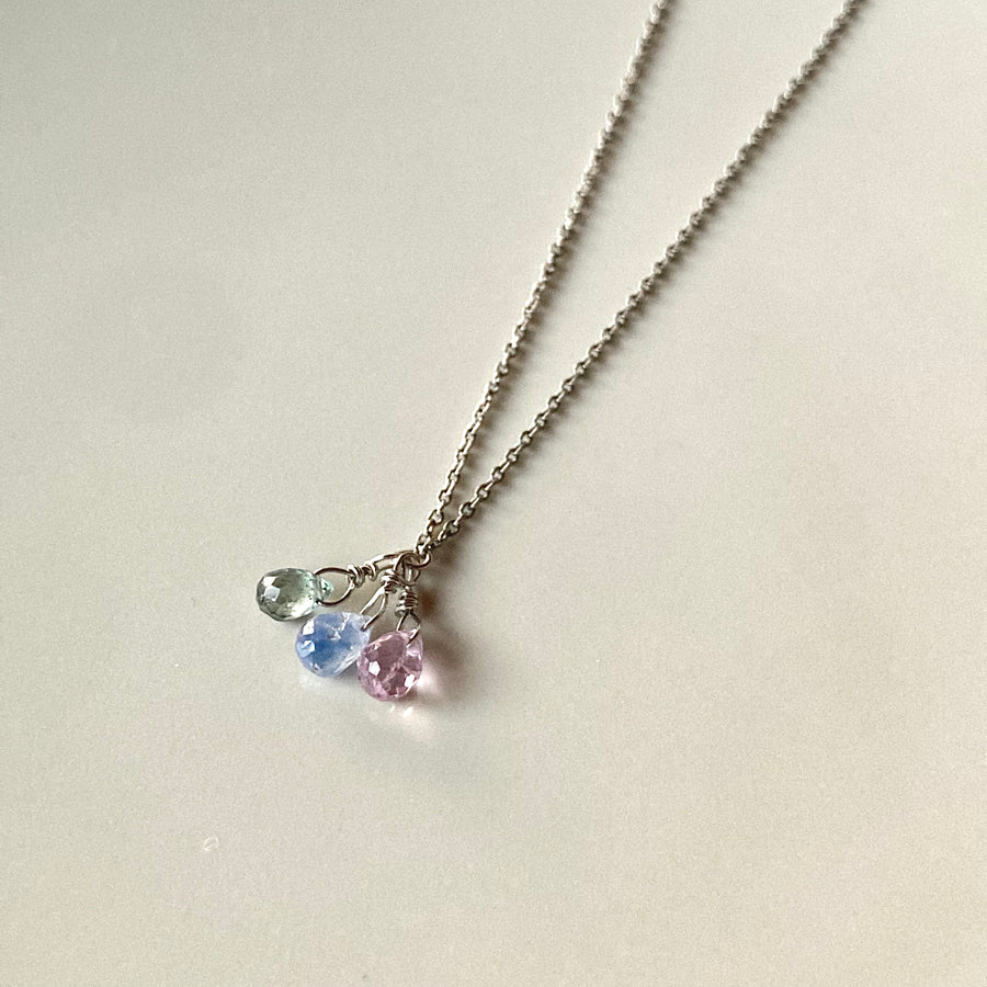 Sapphire Necklace (SILVER)