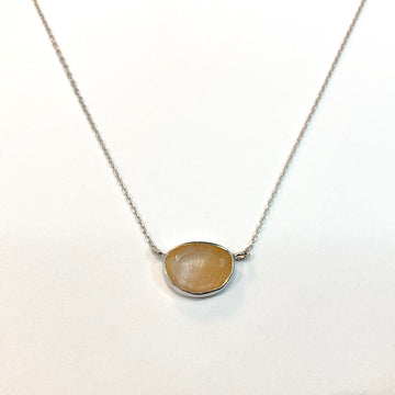 Sapphire Silver Necklace 【Watashi India Jewels】