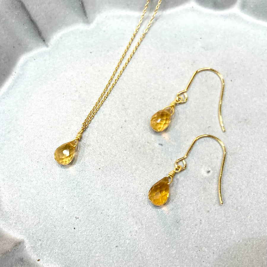 【GOLD】Watashi Birthstone Necklace
