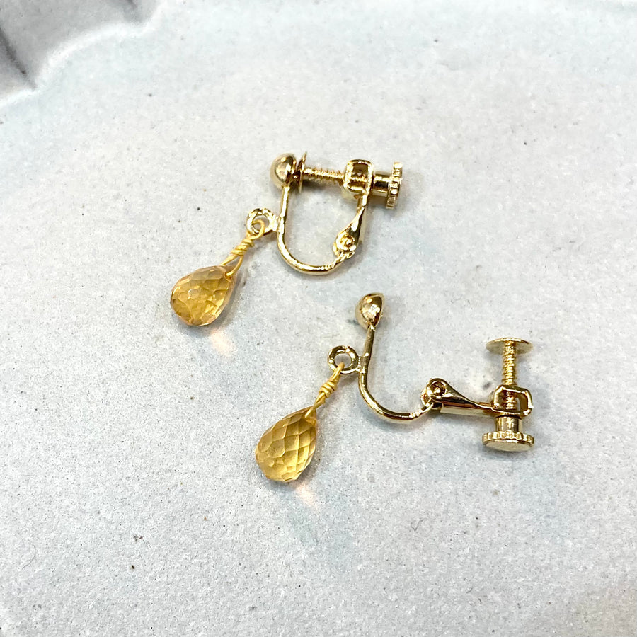 【GOLD】Watashi Birthstone Pierces / Earrings