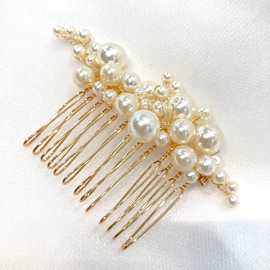 Mini Gold Pearl Head Dress